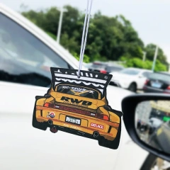 Customization Car Air Freshener Hanging Scent New Design Constellation logo Paper Car Sublimation Air Freshener Custom