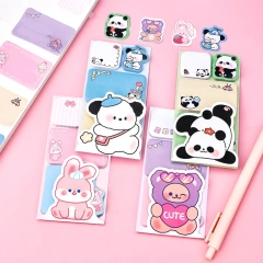 Personalized Memo Fashion Lovely Sticky Notes Set 3D Die Cut Fun Shape Notes Cute Sticky Note Custom