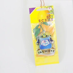 Wholesale Personalised Car Air Fragrance Custom Smell Shape Hanging Paper Car Freshener Custom Car Air Freshener