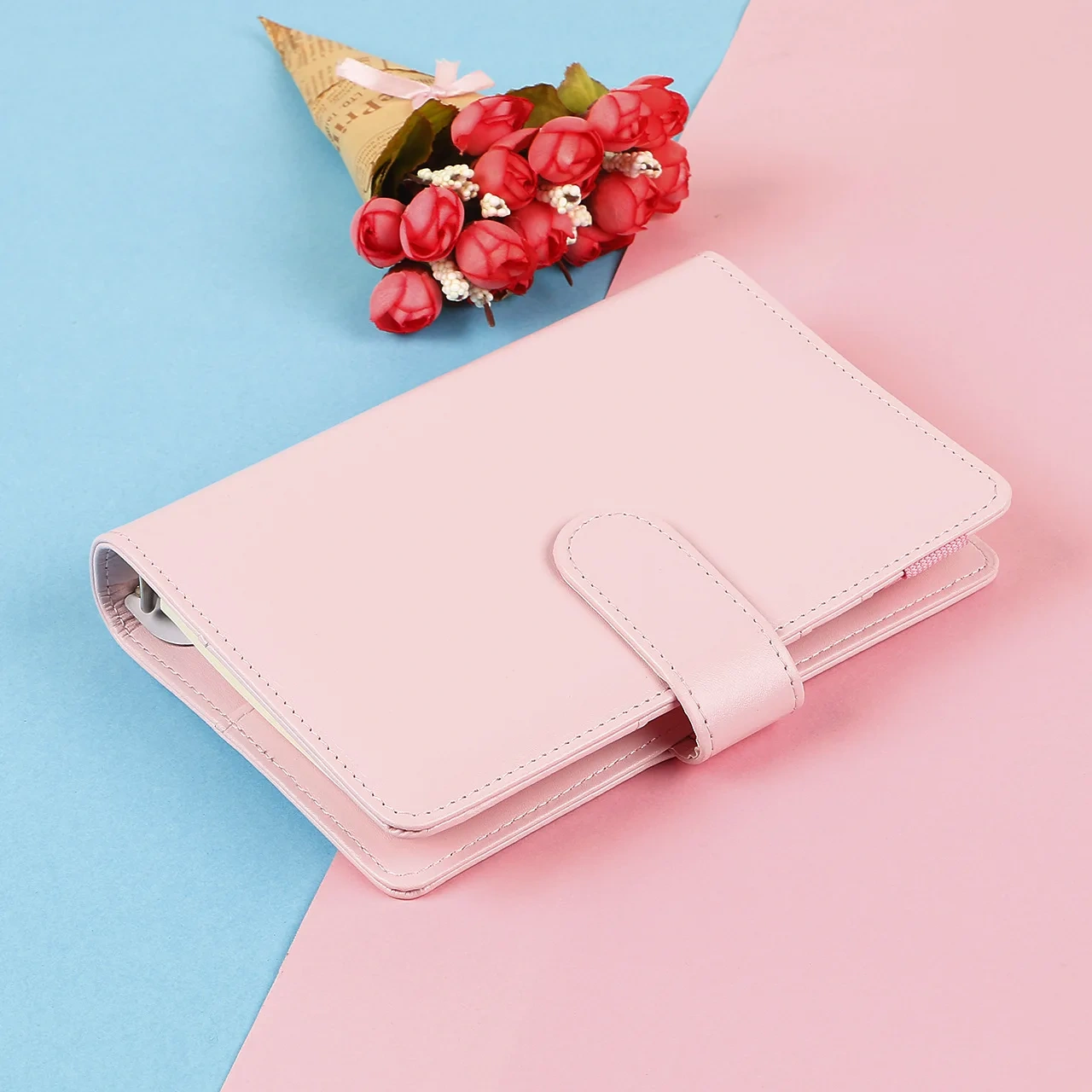 Pu Leather Notebook With Custom Logo Diary Moleskine Notebook With Pen Elastic Band Journal Notebook