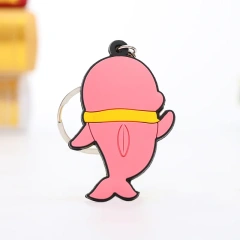 New Arrival Cartoon Plastic Keychain Promotional Gift Anime PVC Keyring Custom Rubber Keychain