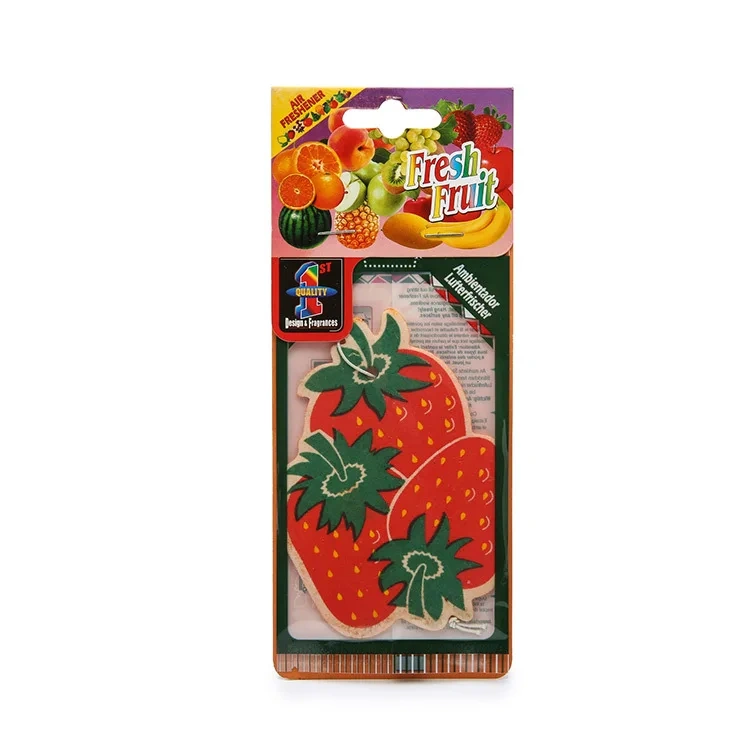 Customized Logo All Scents Refresh Paper Car Air Freshener Air Fragrance Promotional Car Shaped Paper Car Air Fresheners