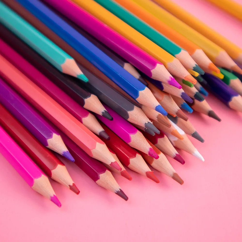12Pcs 18Pcs 24Pcs 36Pcs 48Pcs Colour Pencil Set Custom Pencils With Logo School Wooden Lead Drawing Colored Pencils