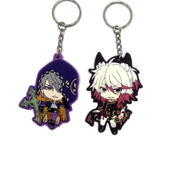 Personalized Soft PVC Key Chains Custom Sneaker Anime PVC Rubber Keychain  Key Ring Customised PVC Keychains 3D Cartoon Keyring