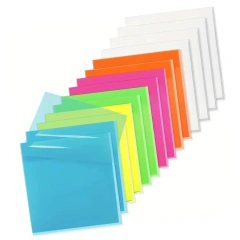 Personalized Wholesale Transparent Memo Pad Cute Waterproof Clear Sticky Notes Custom Transparent Sticky Notes With Logo