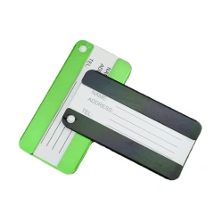 Personalized Travel Metal Luggage Tags Custom Logo Luggage Tags Sublimation Name Aluminum Luggage Tag Blank