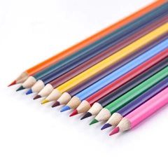 Custom Pencils Standard Cute School Colour Pencil Set Wooden Lead Drawing Colored Pencils For Children