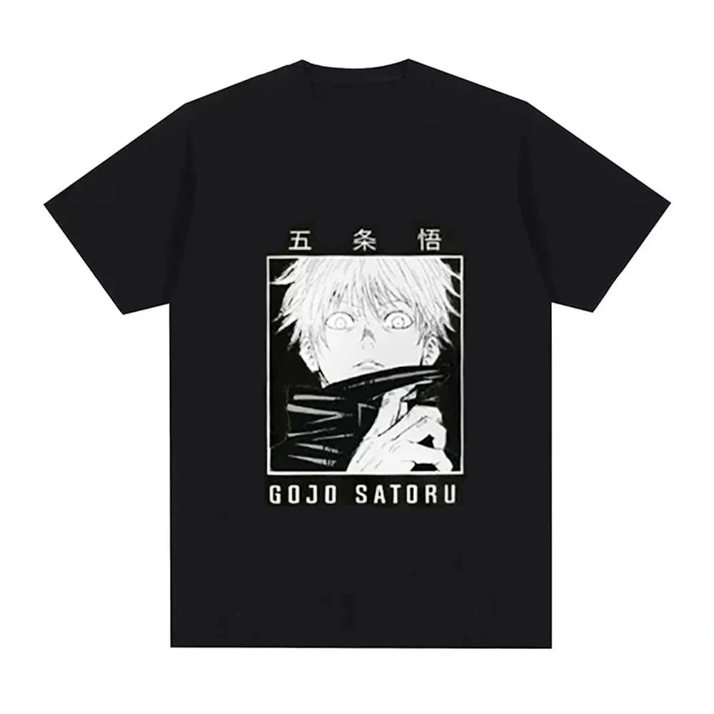 Wholesale High Quality Anime t shirts for men Anime t-shirt Printing Logo Animal Black White Oversized Customize t-shirts