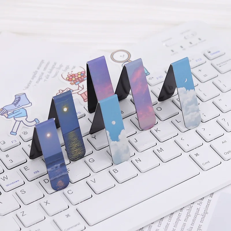 Promotional Bookmarks Brass Metal Acrylic Wooden Leather Sublimation Bookmarks Cute Anime Custom Magnetic Bookmark Wholesale