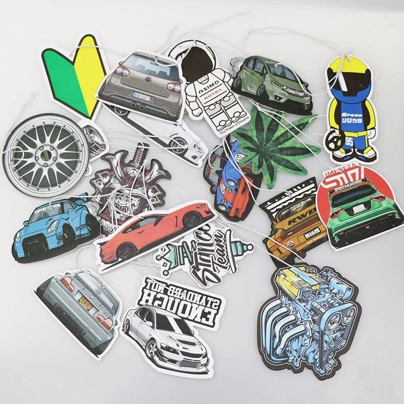 China Factory Custom Logo Cheap Personalis Paper Car Air Freshener Wholesale Promotion Hanging Sublimation Car Freshener For Car