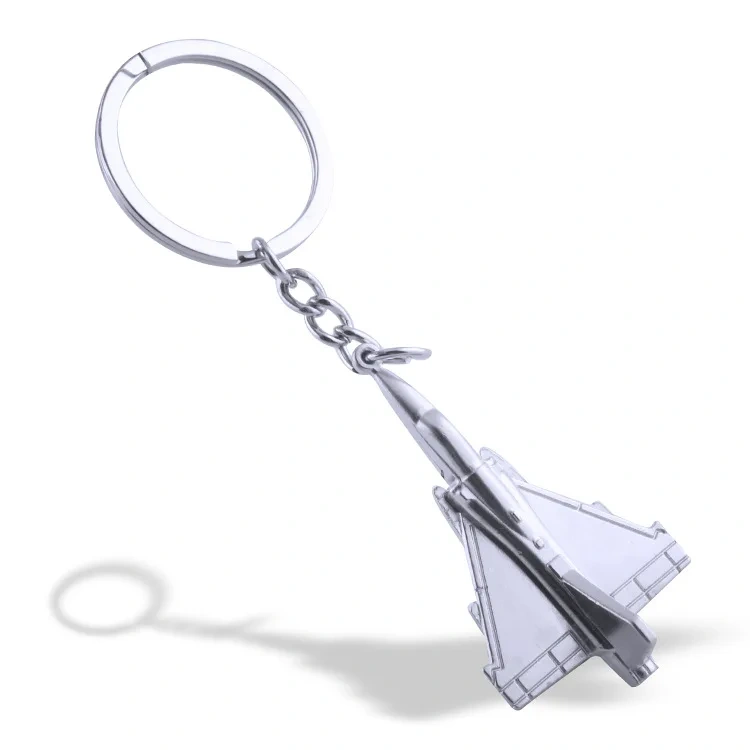 Airplane Metal Keychain Aircraft Keychain Metal Custom 3D Metal Keychain Blank