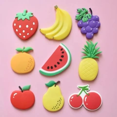 Wholesale Custom Embossed Soft pvc Fridge Magnet 3d Souvenir Gift Silicone Rubber Fridge Magnet Cute Refrigerator Magnet