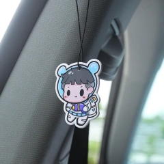 Wholesale Personalised Car Air Fragrance Custom Smell Shape Hanging Paper Car Freshener Custom Car Air Freshener