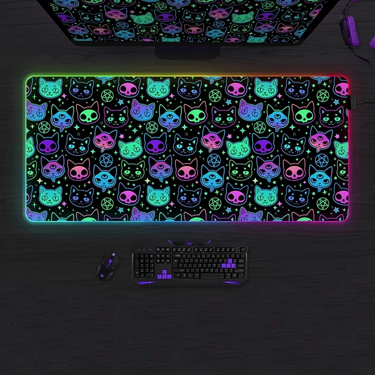 High Quality Mousepad RGB Large Gaming Mouse Mat Logo Customized Printing Rubber Mouse Pad XXL Mouse Pad Sublimation