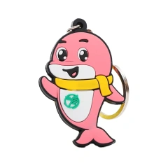 New Arrival Cartoon Plastic Keychain Promotional Gift Anime PVC Keyring Custom Rubber Keychain