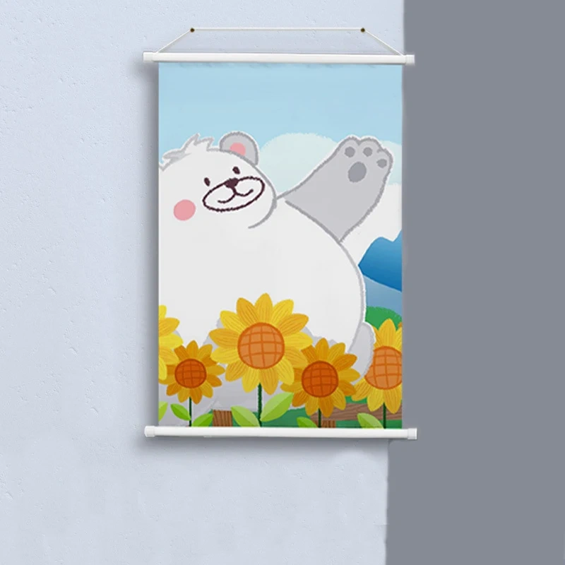 Custom Poster Anime Posters Self-adhesive Wall Art Retro Posters For Home Paper Sticker Kawaii Room Decorative Painting