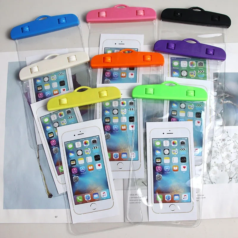 Custom Waterproof Phone Bag With Logo Universal PVC Waterproof Pouch Cell Phone Dry Bag Mobile Phone Bags Cases