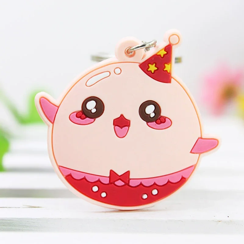 New Arrival Cartoon Plastic Keychain Promotional Gift Anime PVC Keyring Custom Rubber Keychain