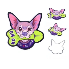 Custom Embroidered Chenille Patches Keychain Woven Iron On Patches For Clothing Custom Embroidery Patch