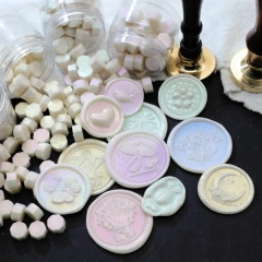 Wholesale 123 Colors 100PCS Wax Seal Bead Sticks Wax Stamp Seal Set Sealing Wax Beads