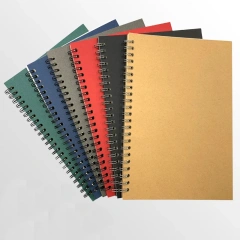 Custom Notebook With Logo Sublimate Notebook Paper Cheap Bulk Black Kawaii Cute Sublimation  Spiral Notebook Customizable