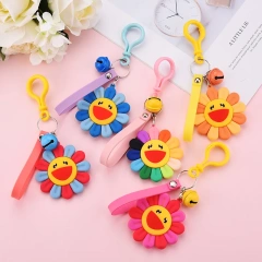 No Minimum Custom 2D/3D Silicone Rubber Keyring Soft PVC Cartoon Keychain Anime PVC Keychain Custom Rubber Keychain