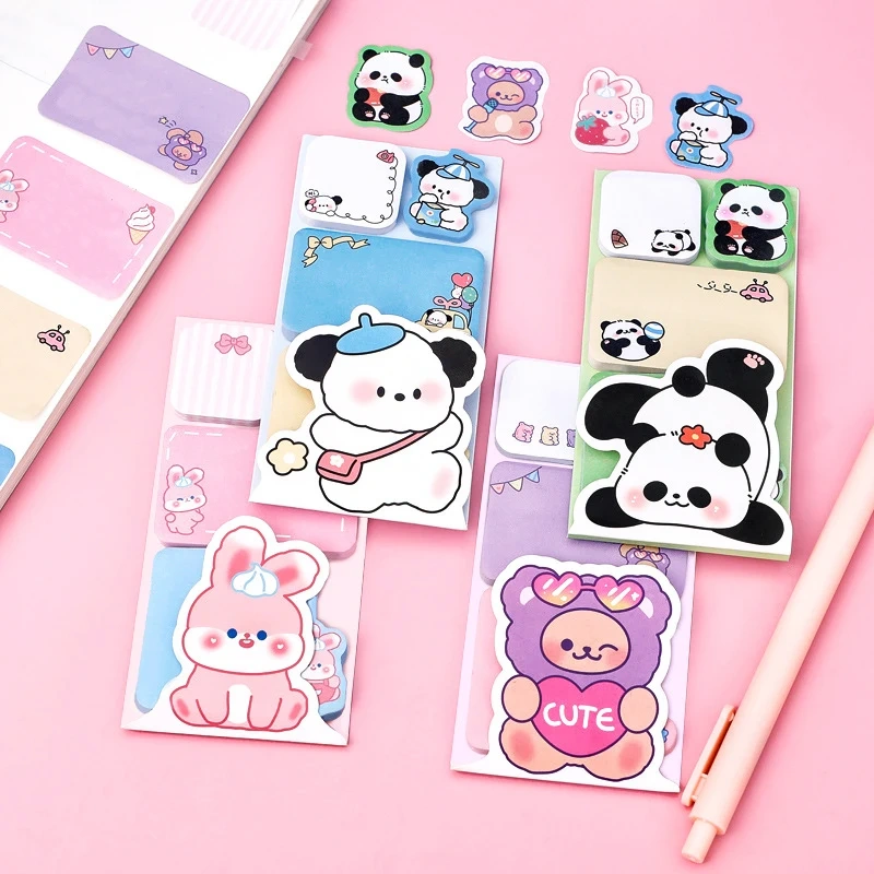 Wholesale Sticky Notes Pad With Printing Logo Adhesive Blank Memo Custom Sticky Notes Cute 3d Sticky Notes Book