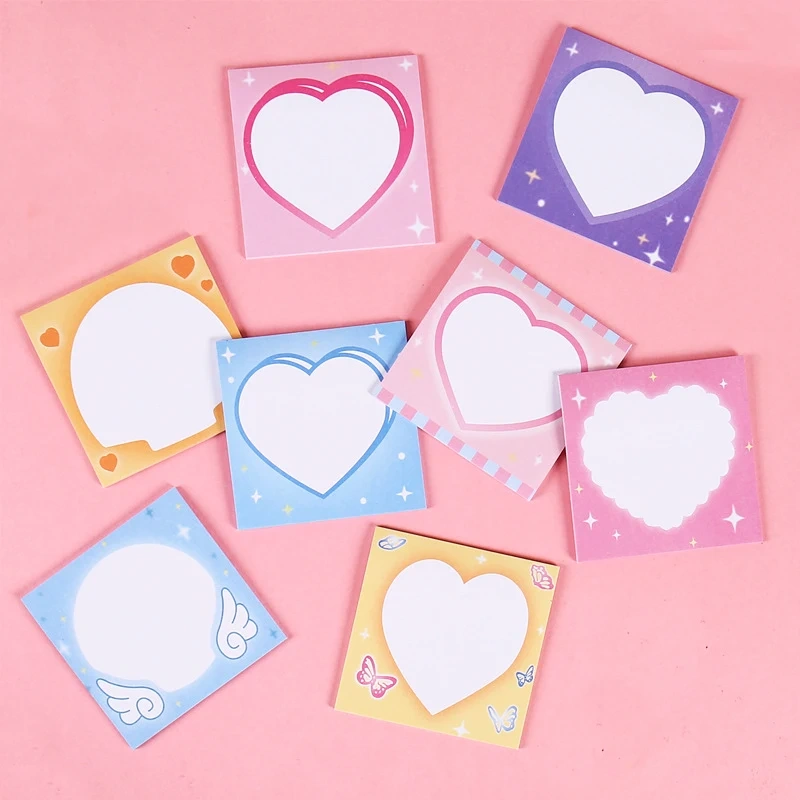 Wholesale Sticky Notes Pad With Printing Logo Adhesive Blank Memo Custom Sticky Notes Cute 3d Sticky Notes Book