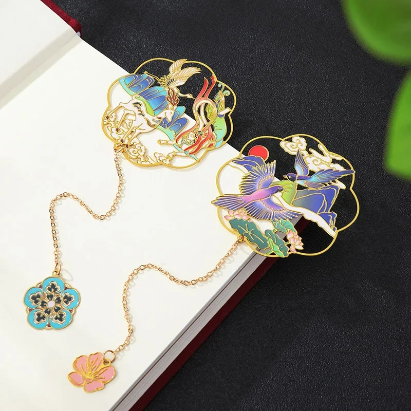 Metal Bookmark Custom Gold Plated Steel 3d Logo Animal Anime Cartoon Brass Bookmark Custom Magnetic Bookmark Clip