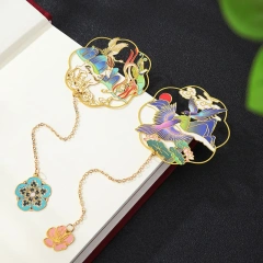 Metal Bookmark Custom Gold Plated Steel 3d Logo Animal Anime Cartoon Brass Bookmark Custom Magnetic Bookmark Clip
