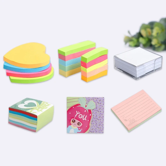 Cute Shape Stationery Sticky Note Memo Pad Custom Print Cat Memo Pads Stationery Folding Memo Sticky Note Pads Custom