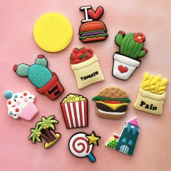 Wholesale Custom Embossed Soft pvc Fridge Magnet 3d Souvenir Gift Silicone Rubber Fridge Magnet Cute Refrigerator Magnet