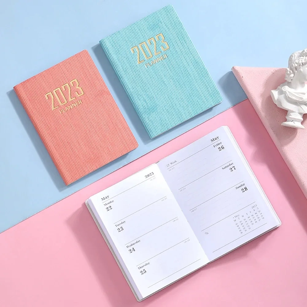 Portable Pocket Notepad Daily Weekly Agenda Planner Notebooks Stationery Office School Supplies Notebook Custom Logo