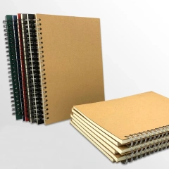 Custom Notebook With Logo Sublimate Notebook Paper Cheap Bulk Black Kawaii Cute Sublimation  Spiral Notebook Customizable