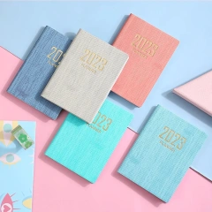 Portable Pocket Notepad Daily Weekly Agenda Planner Notebooks Stationery Office School Supplies Notebook Custom Logo