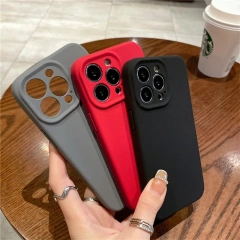 Wholesale14 Max 14 Pro Max silicone phone case colorful TPU silicon soft cases for iPhone 13 13 Pro 13 pro Max Custom Logo