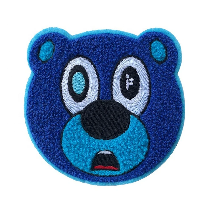 Custom Embroidered Chenille Patches Keychain Woven Iron On Patches For Clothing Custom Embroidery Patch