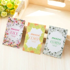 Wholesale Eco-friendly Scented Car Air Freshener Paper Customization Logo Hanging Card Promotion Car Air Freshener Custom