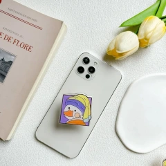 Wholesale Sublimation Phone Grip Cute Cartoon Anime Mobile Phone Grip Holder Logo Custom Acrylic Phone Grip