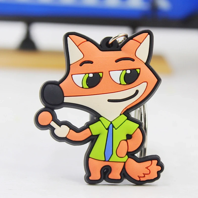 Cheap Custom Cute 3D PVC Keychain Colors Printing Silicone Rubber Keyring Soft PVC Keychains