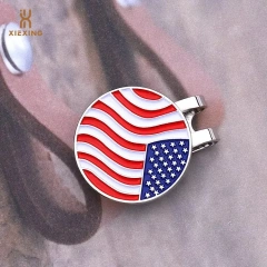 Cheap Blank Magnetic Golf Ball Marker Hat Clip Custom Golf Divot Tool Golf Ball Marker Custom Logo
