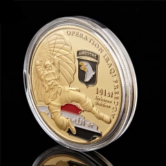 Custom Wholesale  Coin from China Manufacturer Soft or Hard Enamel Coin Antique Gold Challenge Coin
