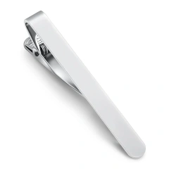 Wholesale Customised Tie Clips Cufflinks And Tie Clip Box Brass Gold Silver Gun Tie Clip Custom Logo