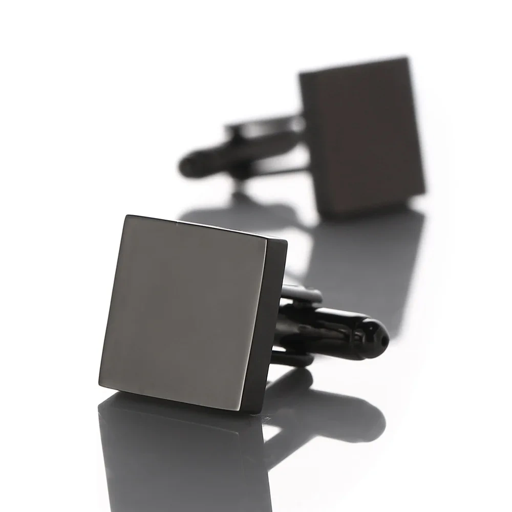 Blank Stainless Steel Cufflinks Gold Custom Cufflinks With Box Cufflinks For Men Luxury
