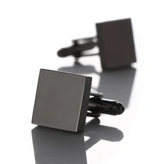 Blank Stainless Steel Cufflinks Gold Custom Cufflinks With Box Cufflinks For Men Luxury