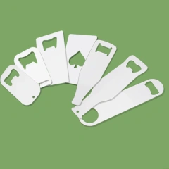 Promotion Stainless Steel Bottle Opener Souvenir Wood Bottle Opener Sublimation Logo Custom Bottle Opener Blanks