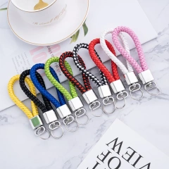 Diy Leather Keyring For Toys Garment Bags Accessories PVC Rubber Key Ring Wholesale Car Key Chain Promotional Keychain