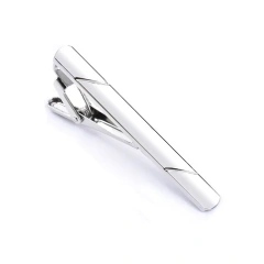 Stainless Steel  Tie Clips Custom Logo Wholesale Gold Blank  Pins Tie Bars Cuff Links & Tie Tlips Men