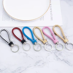 Diy Leather Keyring For Toys Garment Bags Accessories PVC Rubber Key Ring Wholesale Car Key Chain Promotional Keychain