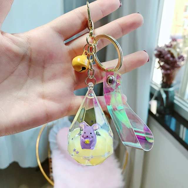 Lyric Photoshop Keychain Glittery Keychain Music hologram  Charms For Keychains